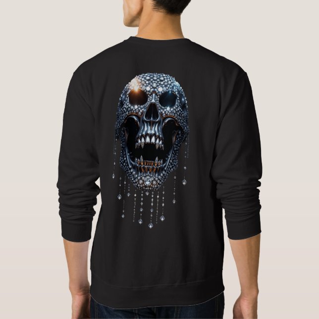 Sweatshirt Le "Éffrayant Bling" d'Halloween (Dos)