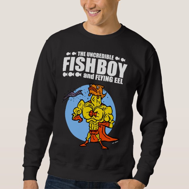 Sweatshirt Le Garçon De Poisson Incrédible Et L'Anneau Volant (Devant)