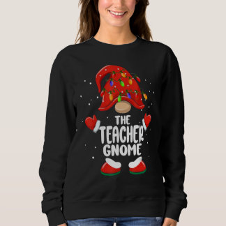 Sweatshirt Le Gnome Professeur Noël Famille Pyjama Assortis X