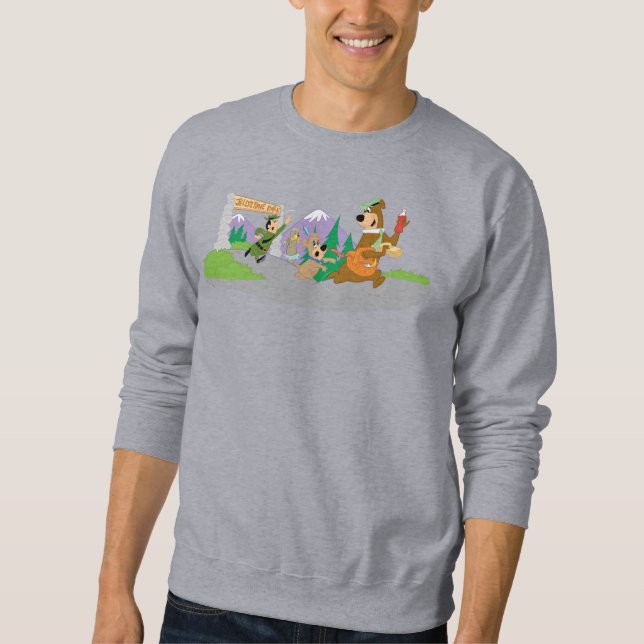 Sweatshirt Le grand panier de pique-nique de Yogi Bear (Devant)