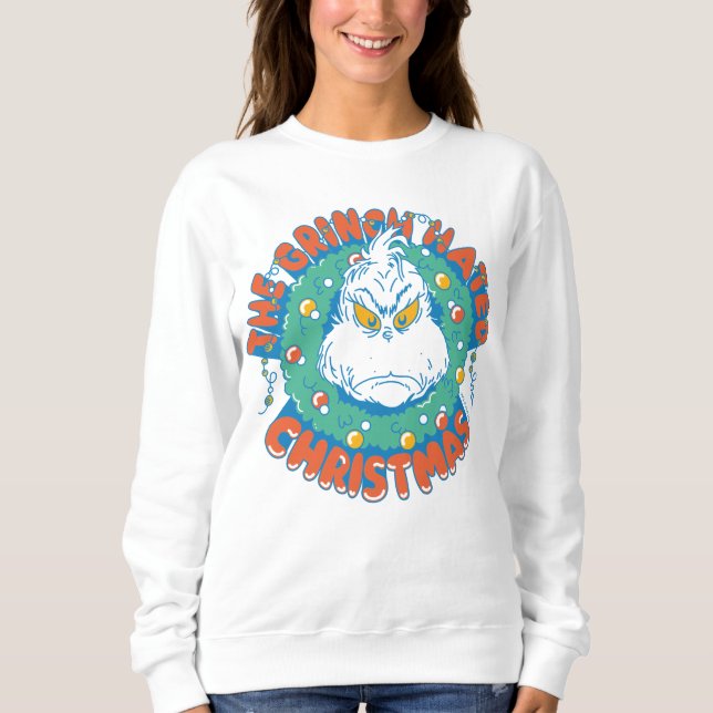 Sweatshirt Le Grinch détestait Noël (Devant)