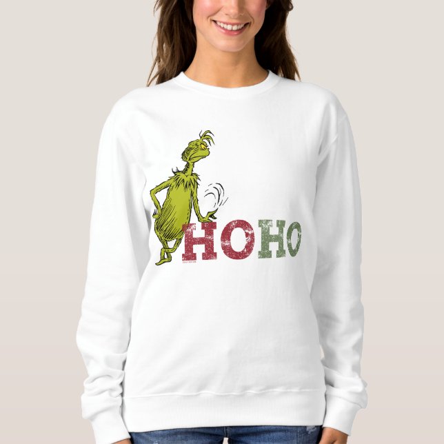 Sweatshirt Le Grinch | Ho Ho Ho (Devant)
