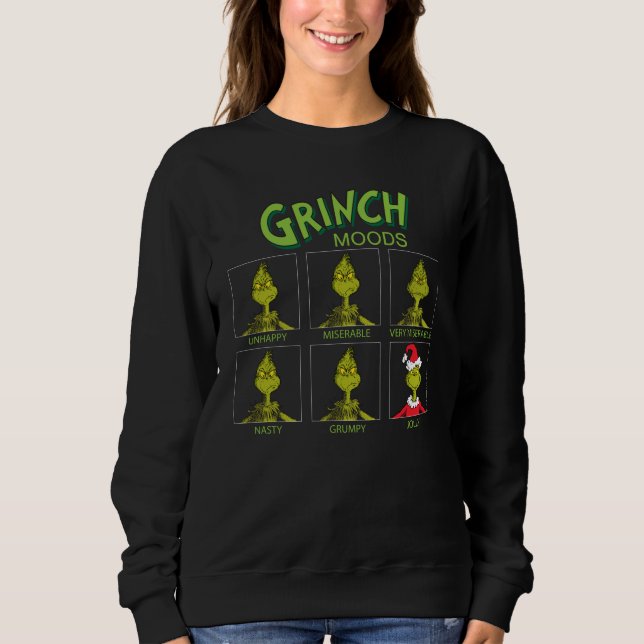 Sweatshirt Le Grinch | Tableau d'humeurs Édition Noël (Devant)