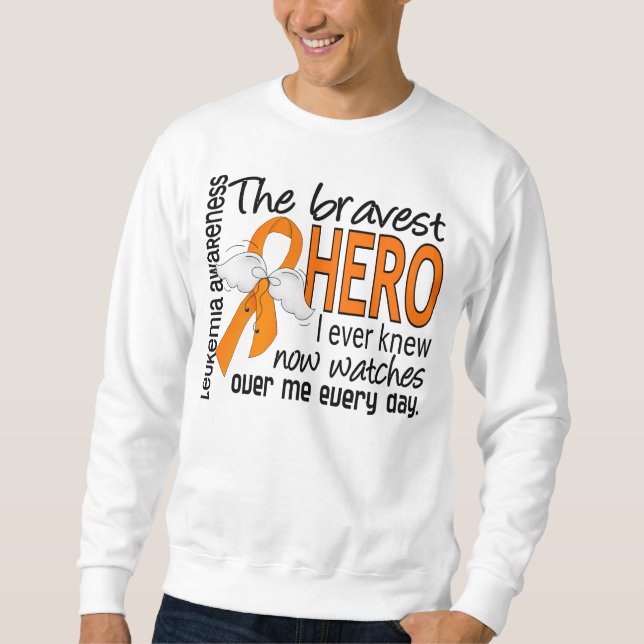 Sweatshirt Le héros le plus courageux j'ai jamais su la (Devant)