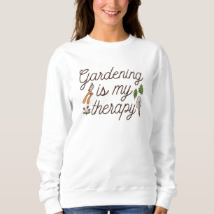 Sweatshirt Le jardinage est ma thérapie