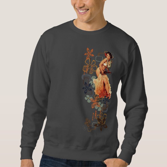 Sweatshirt Le kitsch Bitsch : Aloha oh là là ! ! (Devant)