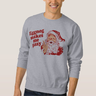 Sweatshirt Le lait de poule rend Père Noël flatulent