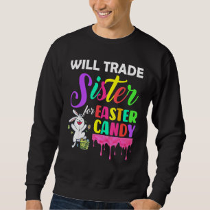 Sweatshirt Le Lapin Mange Des Oeufs De Chocolat Vont Échanger