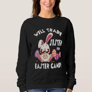 Sweatshirt Le Lapin Mange Des Oeufs De Chocolat Vont Échanger