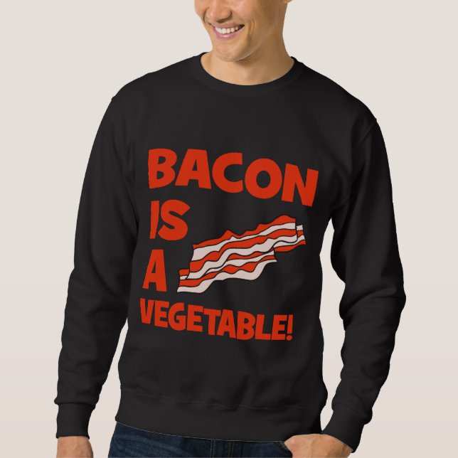Sweatshirt le lard est un légume (Devant)