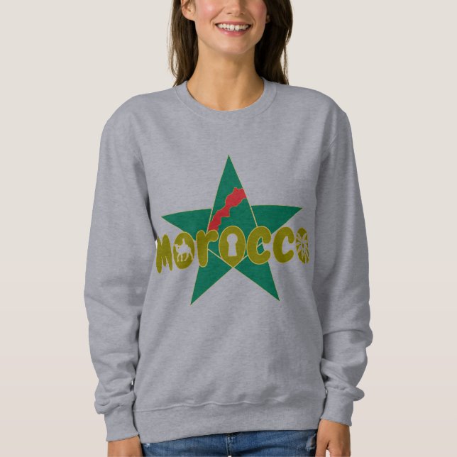 Sweatshirt Le Maroc est une identité, transmis avec fierté (Devant)