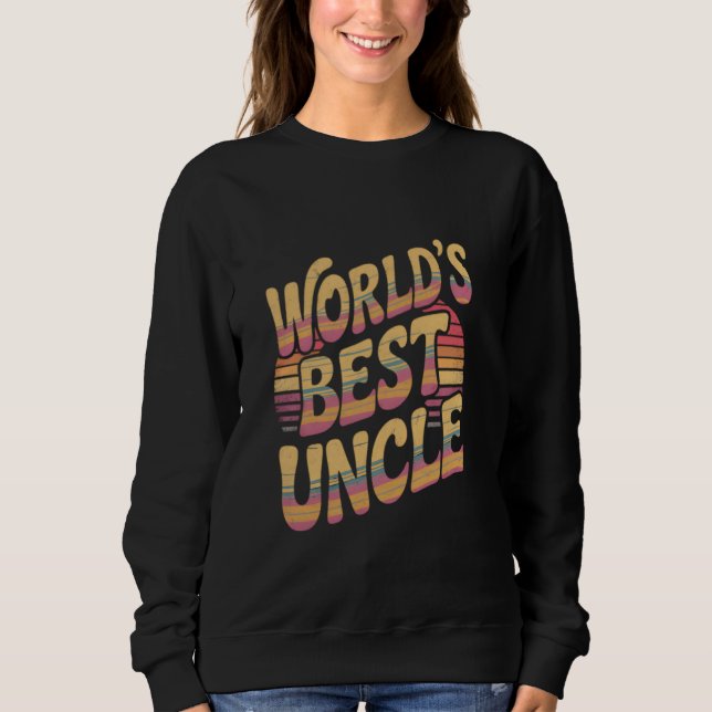 Sweatshirt Le meilleur oncle du monde (Devant)