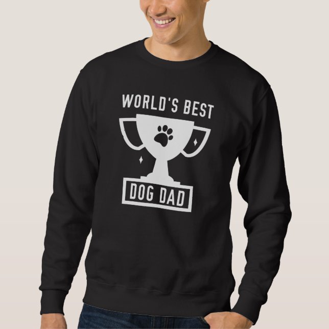 Sweatshirt Le meilleur papa de chien du monde (Devant)