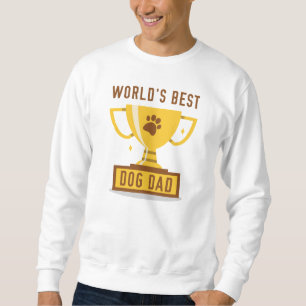 Sweatshirt Le meilleur papa de chien du monde