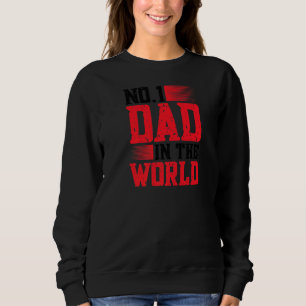Sweatshirt Le meilleur papa de père jamais numéro un papa dan