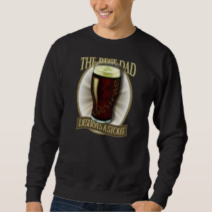 Sweatshirt Le meilleur papa mérite une bière de malt