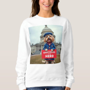 Sweatshirt Le mignon Bernie Sanders Est Mon Héros