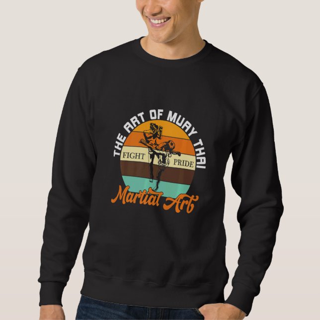 Sweatshirt Le Mixed martial art de la boîte de Muay Thai (Devant)