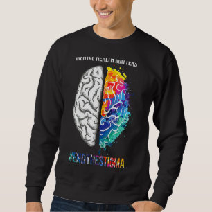 Sweatshirt Le Mois De La Sensibilisation À La Santé Mentale E