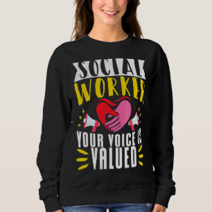 Sweatshirt Le Mois du travail social à l'école Met à la dispo