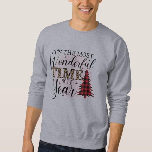 Sweatshirt Le Moment Le Plus Merveilleux De L'Année (Devant)