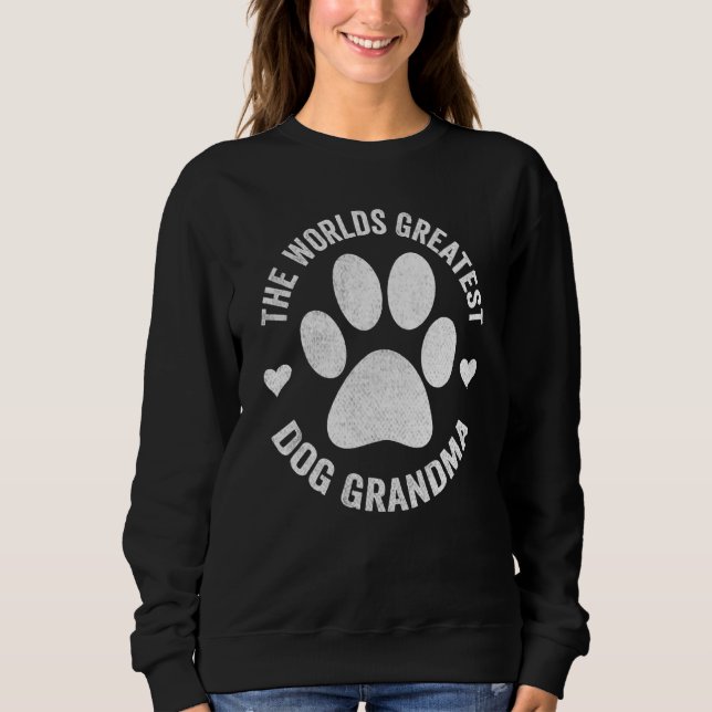 Sweatshirt Le Monde le plus grand chien grand animal de compa (Devant)