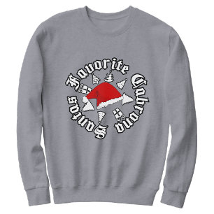 Sweatshirt Le Noël de la Cabrona préférée du Père Noël