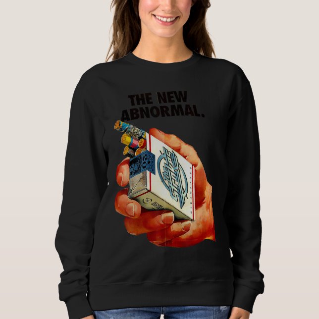Sweatshirt Le nouveau fumeur anormal fumant de la fumée (Devant)