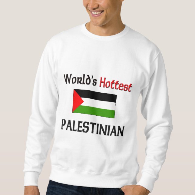 Sweatshirt Le Palestinien le plus chaud du monde (Devant)