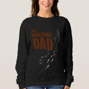 Sweatshirt Le papa marchant - Chien et Maître - Père père