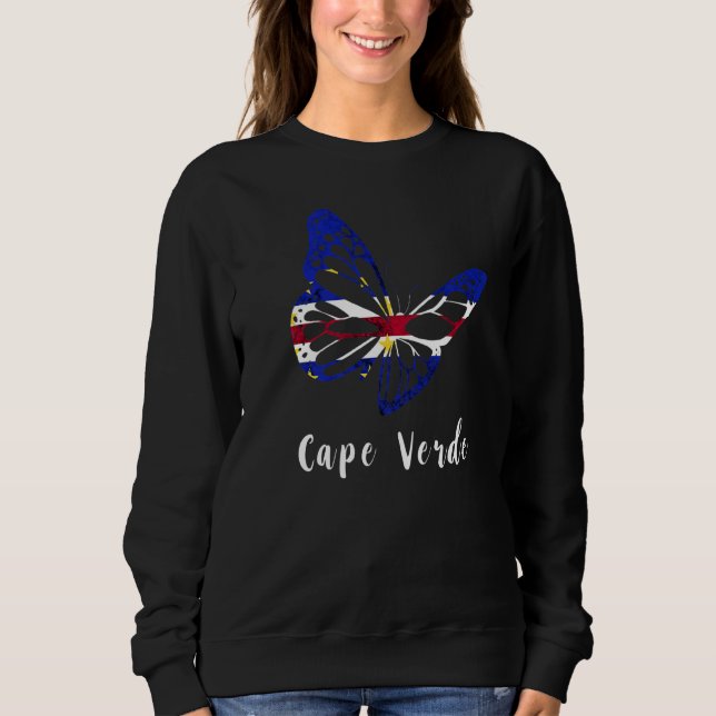 Sweatshirt Le Papillon Cap-Vert Change Hope Le Drapeau Cap-Ve (Devant)