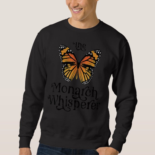 Sweatshirt Le Papillon Chuchoteur Monarque Sauvez Les Monarqu (Devant)