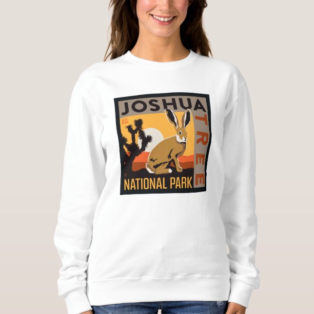 Sweatshirt Le Parc national de Joshua Tree | Jacklapin (Devant)