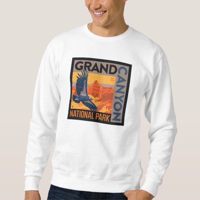 Sweatshirt Le Parc national du Grand Canyon | Condor (Devant)