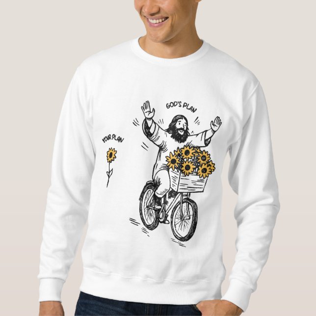 Sweatshirt Le Plan de Dieu vs Votre Plan (Devant)