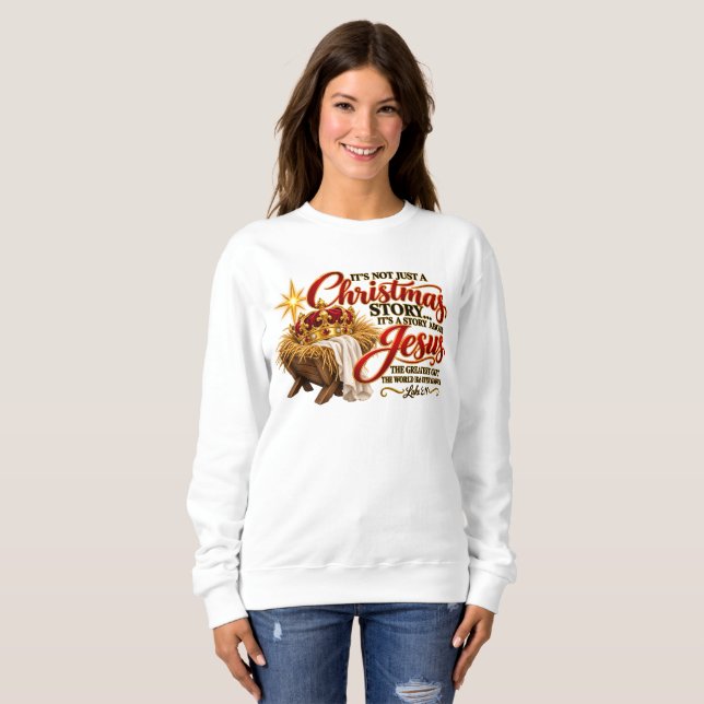 Sweatshirt Le plus beau cadeau  (Devant entier)