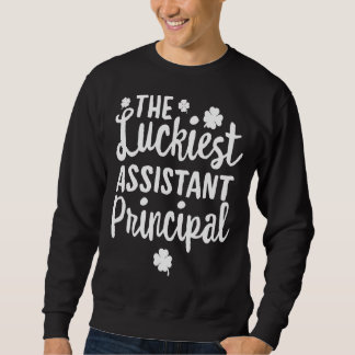 Sweatshirt Le plus chanceux adjoint principal St Patrick's Da