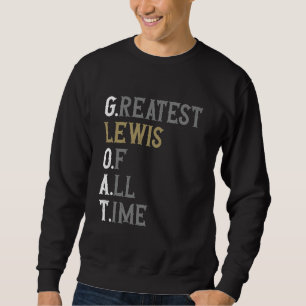 Sweatshirt Le plus grand Lewis de tous les temps GOAT Lewis