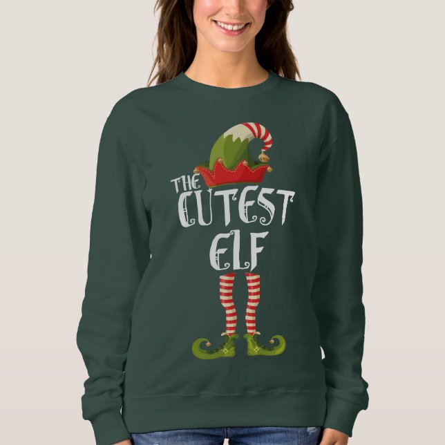Sweatshirt le plus mignon elfe (Devant)