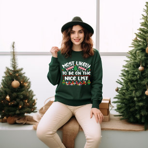 SWEATSHIRT LE PLUS SUSCEPTIBLE D'ÊTRE SUR LA BELLE LISTE FUNN