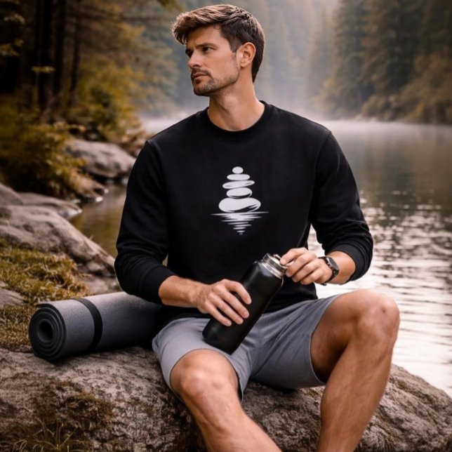 Sweatshirt Le poids du calme (Créateur téléchargé)