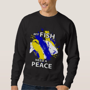 Sweatshirt Le poisson a besoin de paix