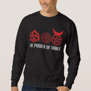 Sweatshirt Le pouvoir de trois triquetra Hecate et son Dieu c