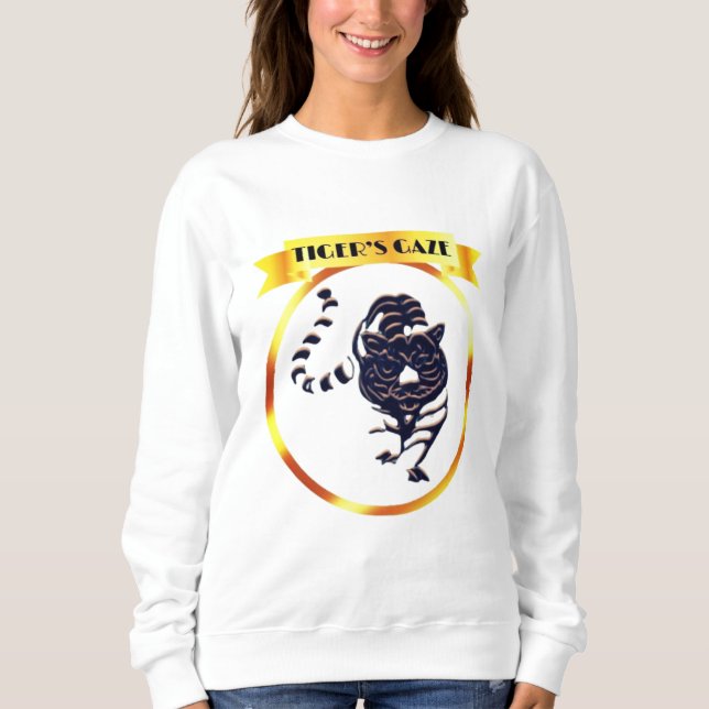 Sweatshirt Le regard majestueux du Tigre (Devant)