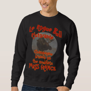 SWEATSHIRT LE ROGUE BULL RISTORANTE PARIS FRANCE