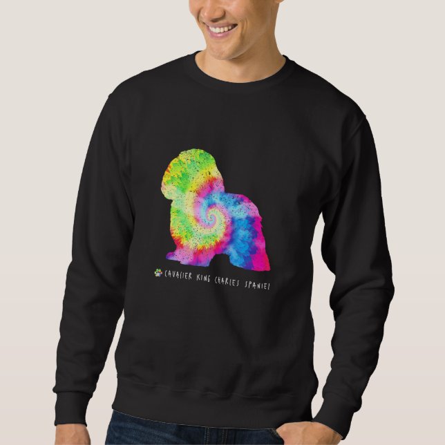 Sweatshirt Le roi Cavalier Charles Spaniel Chien de Chien de  (Devant)