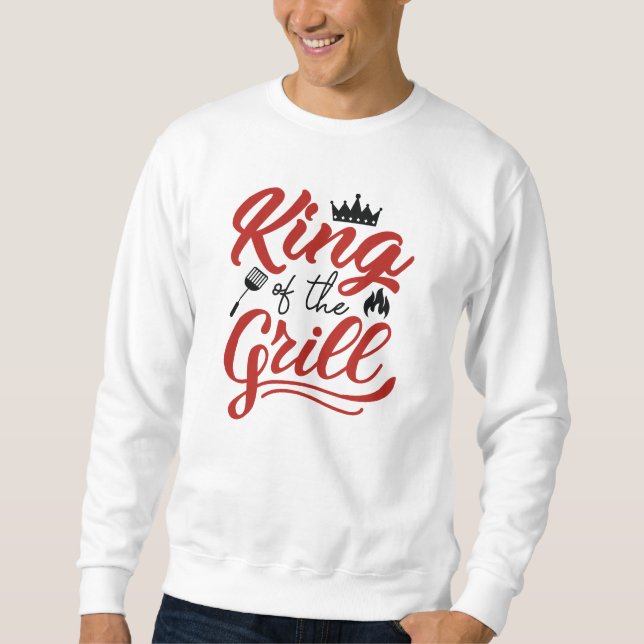 Sweatshirt Le Roi Du Grill (Devant)