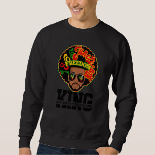 Sweatshirt Le Roi Noir La Pièce La Plus Importante Dans Le Je