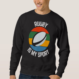 Sweatshirt Le Rugby Est Mon Sport, Les Vans De Rugby