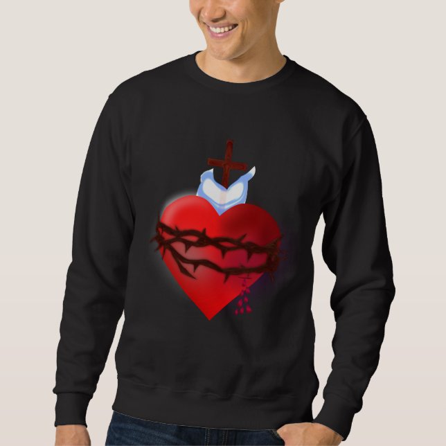 Sweatshirt Le Sang De Jésus (Devant)